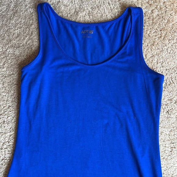 Apt 9 Blue lace tank Maxi dress size medium - Picture 4 of 6